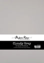 Cloudy Grey Smooth Cardstock A4 12 sheets 33015 - Paper Rose Studio