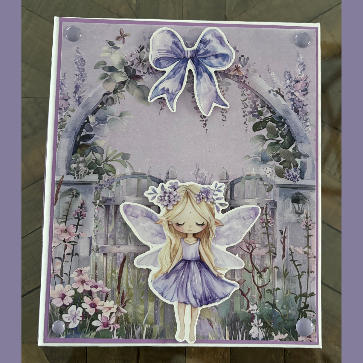 Lavender & Fairies Ephemera Embossed Die Cuts 33528