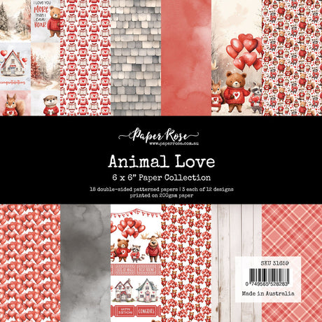 Animal Love 6x6 Paper Collection 31659 - Paper Rose Studio