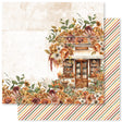 Autumn Florals D 12x12 Paper (12pc Bulk Pack) 32973 - Paper Rose Studio