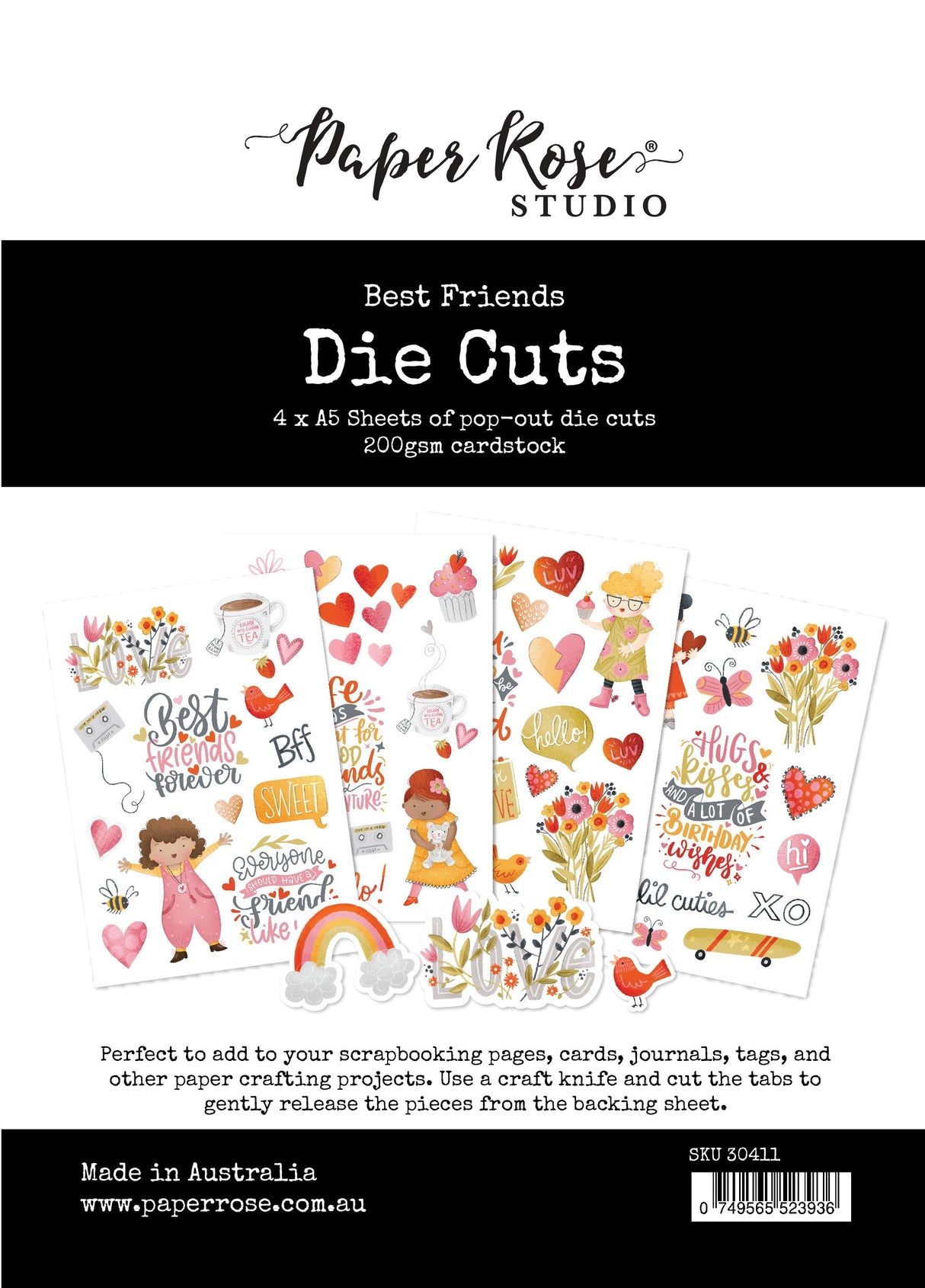 Best Friends Die Cuts 30411 - Paper Rose Studio