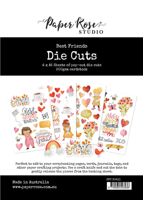 Best Friends Die Cuts 30411 - Paper Rose Studio