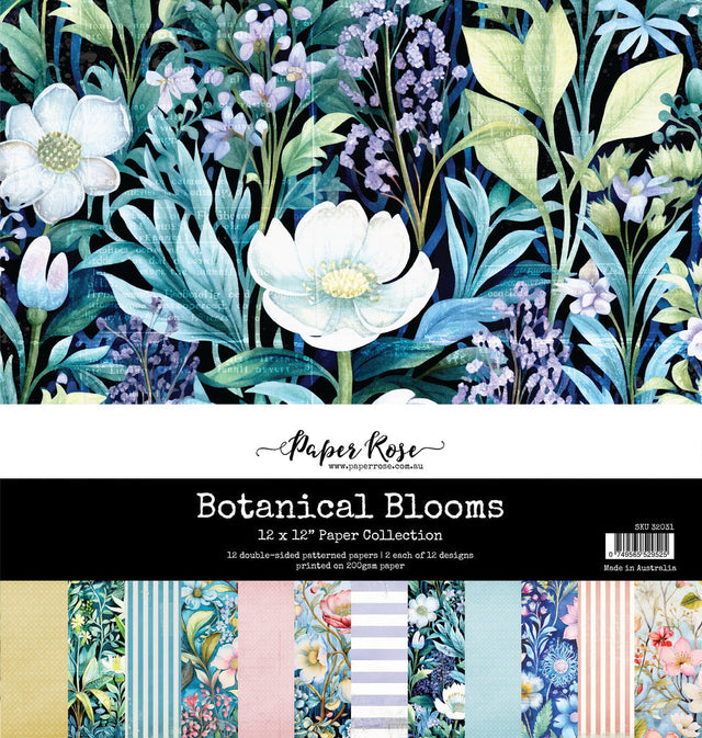 Botanical Blooms 12x12 Paper Collection 32031 - Paper Rose Studio