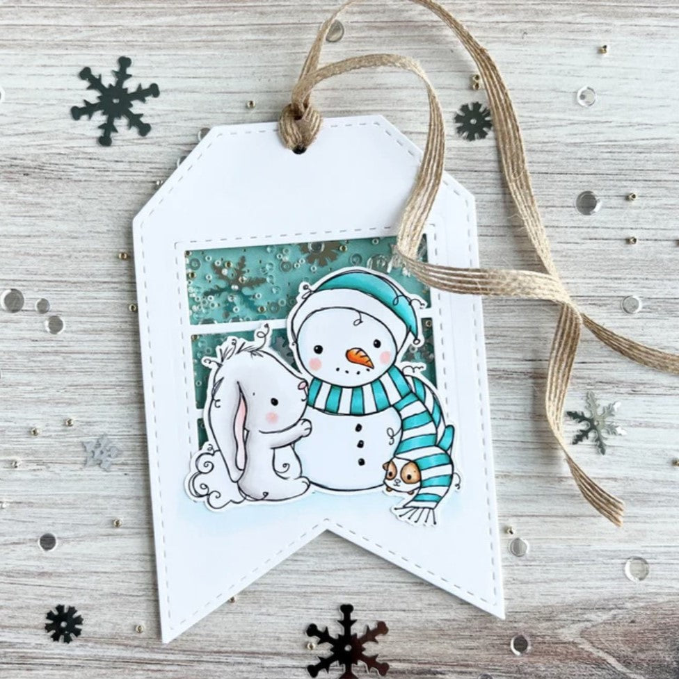 Copy of Bunny & Guinea - ‘Snowman' Clear Stamp 30696 - Paper Rose Studio