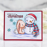 Copy of Bunny & Guinea - ‘Snowman' Clear Stamp 30696 - Paper Rose Studio