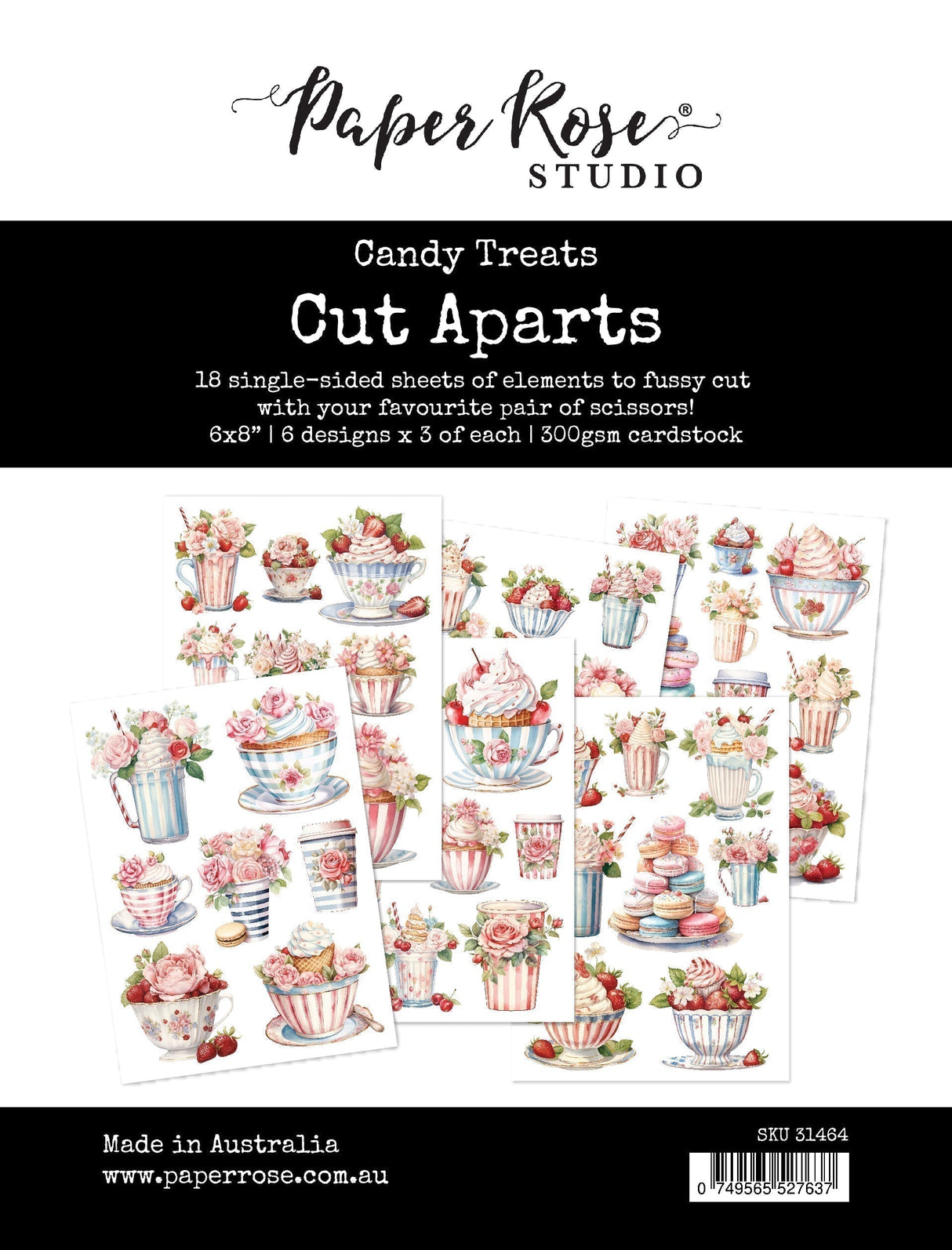 Candy Treats Cut Aparts Paper Pack 31464 - Paper Rose Studio