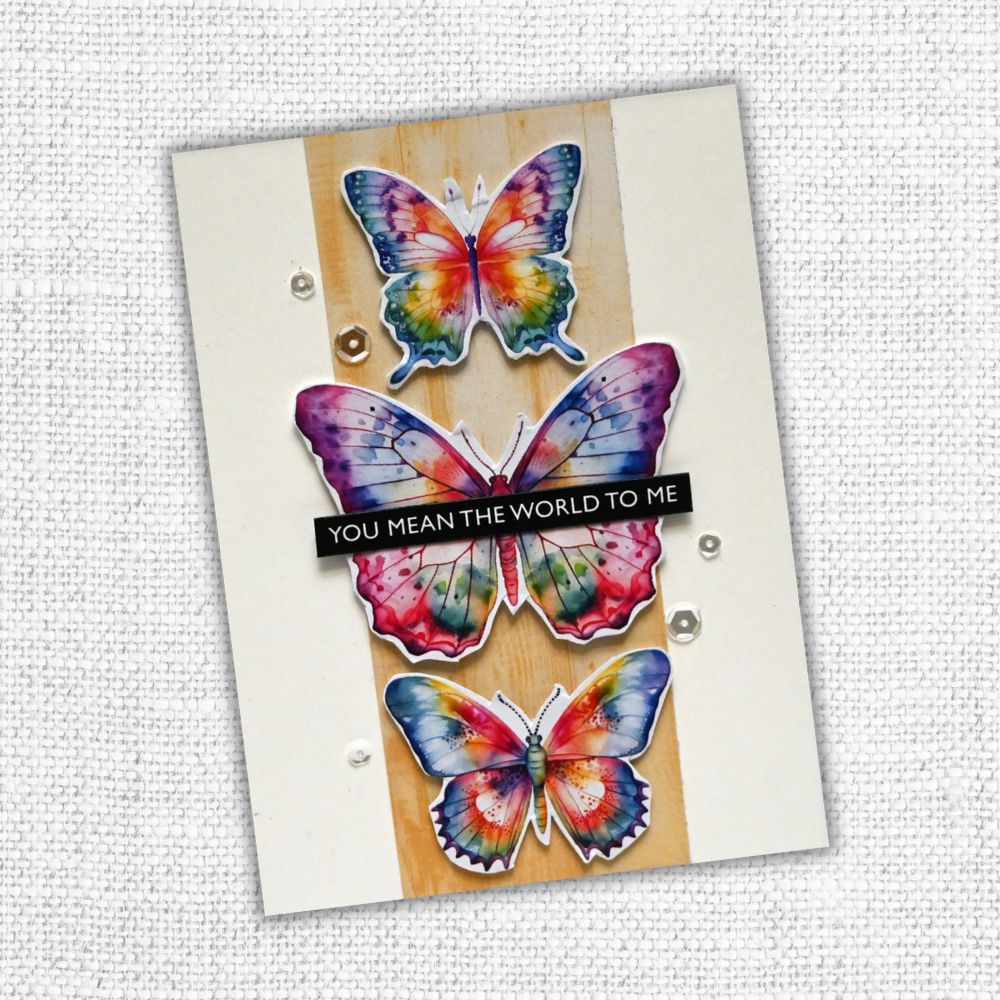 Rainbow Butterflies & Insects Cut Aparts Paper Pack 31572 - Paper Rose Studio