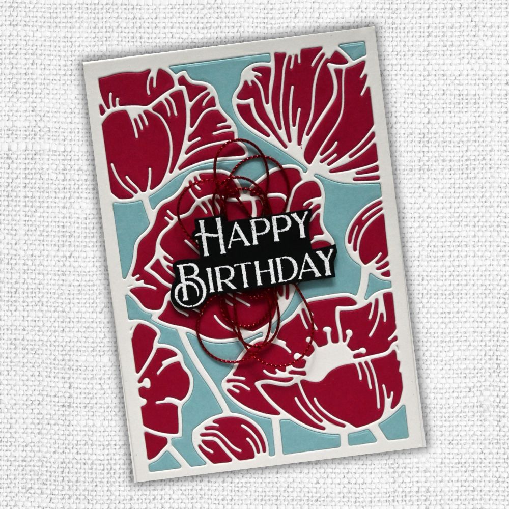 Happy Birthday Lovely Clear Stamp Set 24211 - Paper Rose Studio