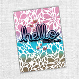 Layered Hello Metal Cutting Die 16951 - Paper Rose Studio