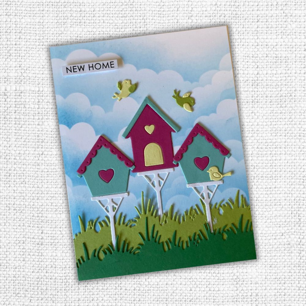 Bird Houses Metal Cutting Die 21210 - Paper Rose Studio