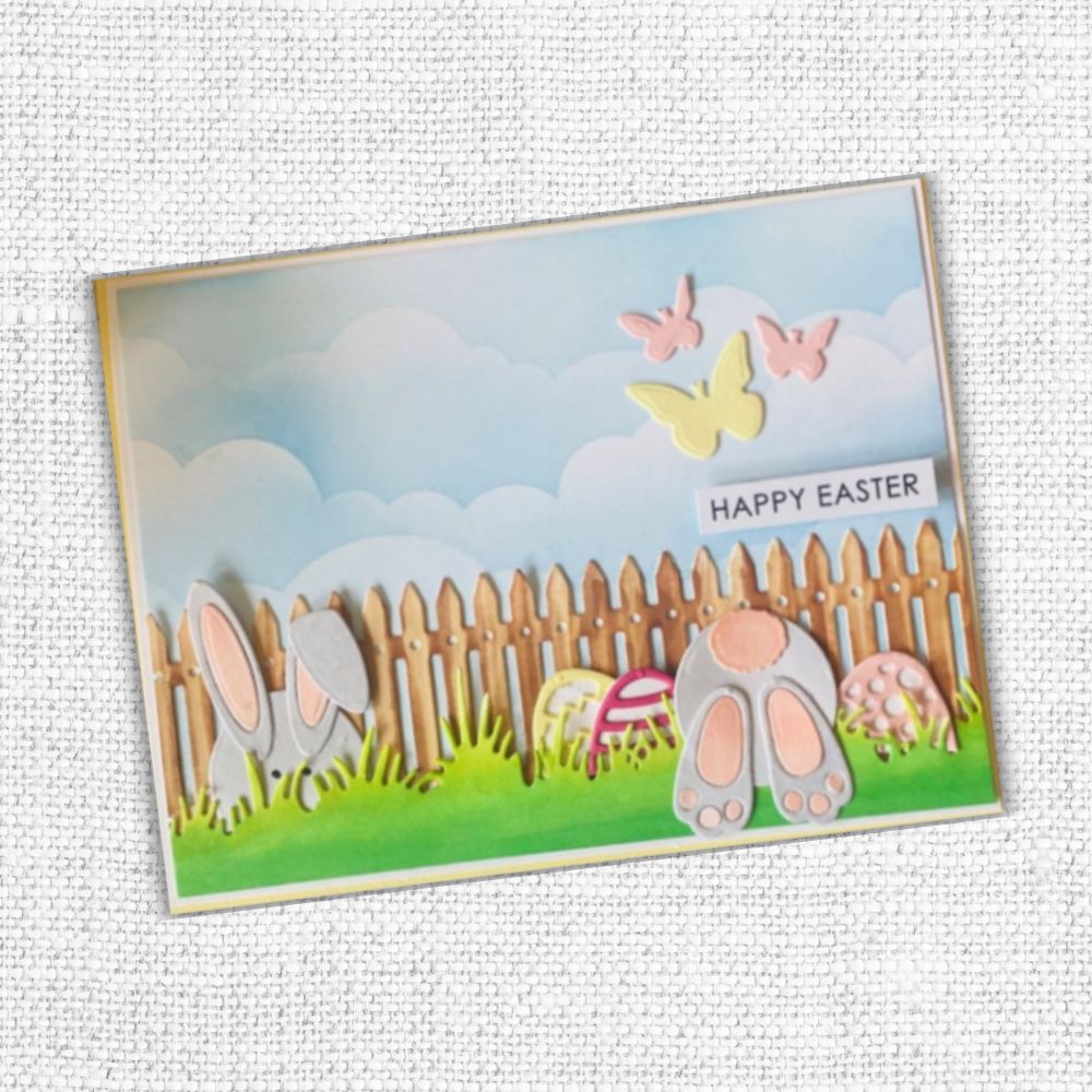 Easter Eggs Decorative Small Metal Cutting Die 18745 - Paper Rose Studio