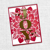 Poinsettia Mandala 6x6" Stencil 19799 - Paper Rose Studio