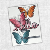 Layered Hello Metal Cutting Die 16951 - Paper Rose Studio