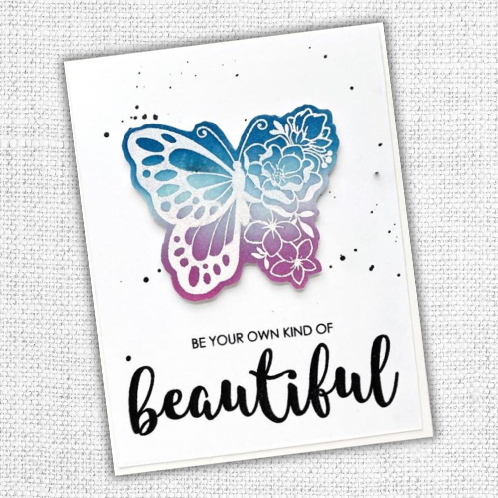 * Beautiful Words 4x4"Clear Stamp Set 17985 - Paper Rose Studio