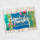 Hand Lettered Thanks Metal Cutting Die 25606 - Paper Rose Studio