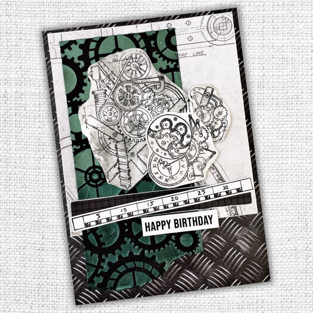 Cog Frame Border Metal Die Set 17868 - Paper Rose Studio