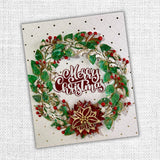 Merry Christmas Script Clear Stamp 27301 - Paper Rose Studio