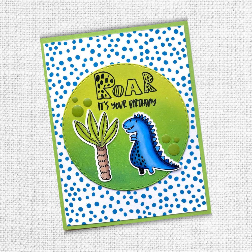 Steve the Dino Clear Stamp 28036 - Paper Rose Studio