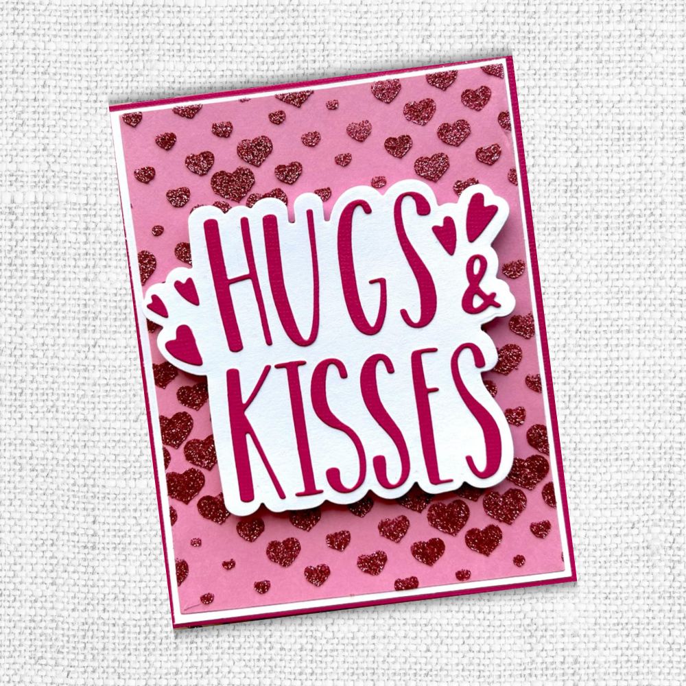 Hugs & Kisses Metal Cutting Die 28834 - Paper Rose Studio