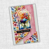 Rainbow Garden Florals Embossed Die Cuts 31563 - Paper Rose Studio