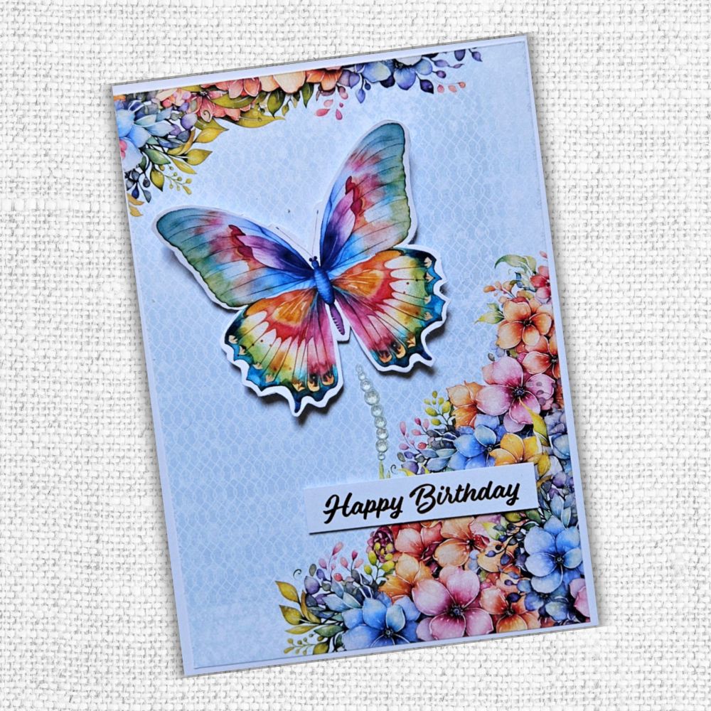 Rainbow Butterflies & Insects Cut Aparts Paper Pack 31572 - Paper Rose Studio