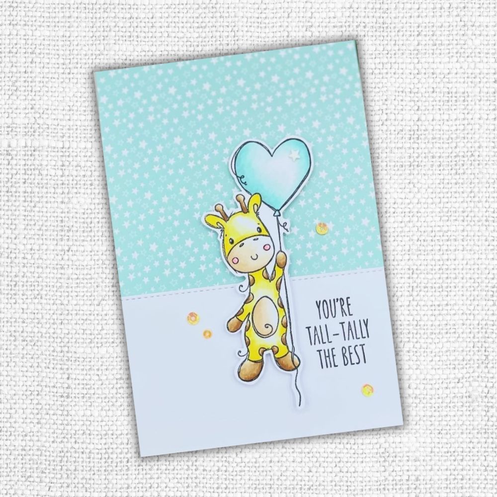 Animal Valentines - Giraffe Clear Stamp 31797 - Paper Rose Studio