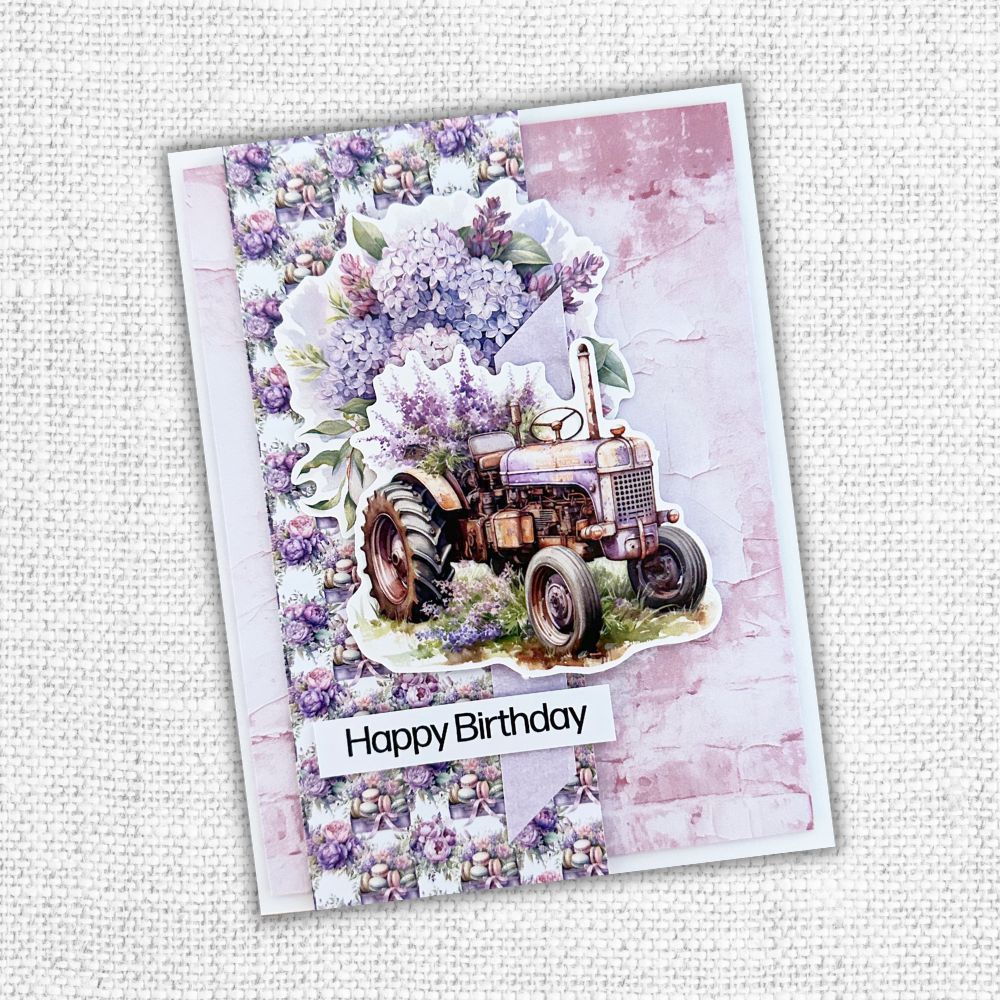 Lavender & Roses Ephemera Embossed Die Cuts 32193 - Paper Rose Studio