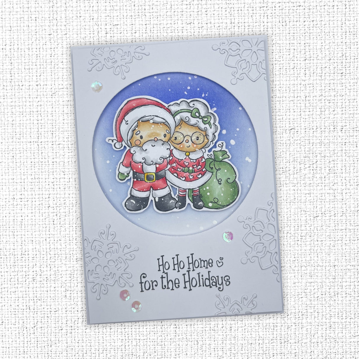 Mr & Mrs Santa Claus Clear Stamp 32661