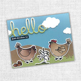 Hey Chick 4 x 4" Clear Stamp Set 17988 - Paper Rose Studio