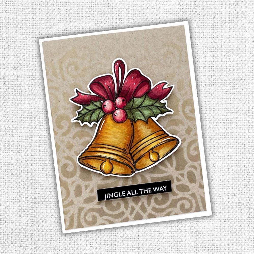 Christmas Bells 4x4" Clear Stamp Set 18339 - Paper Rose Studio