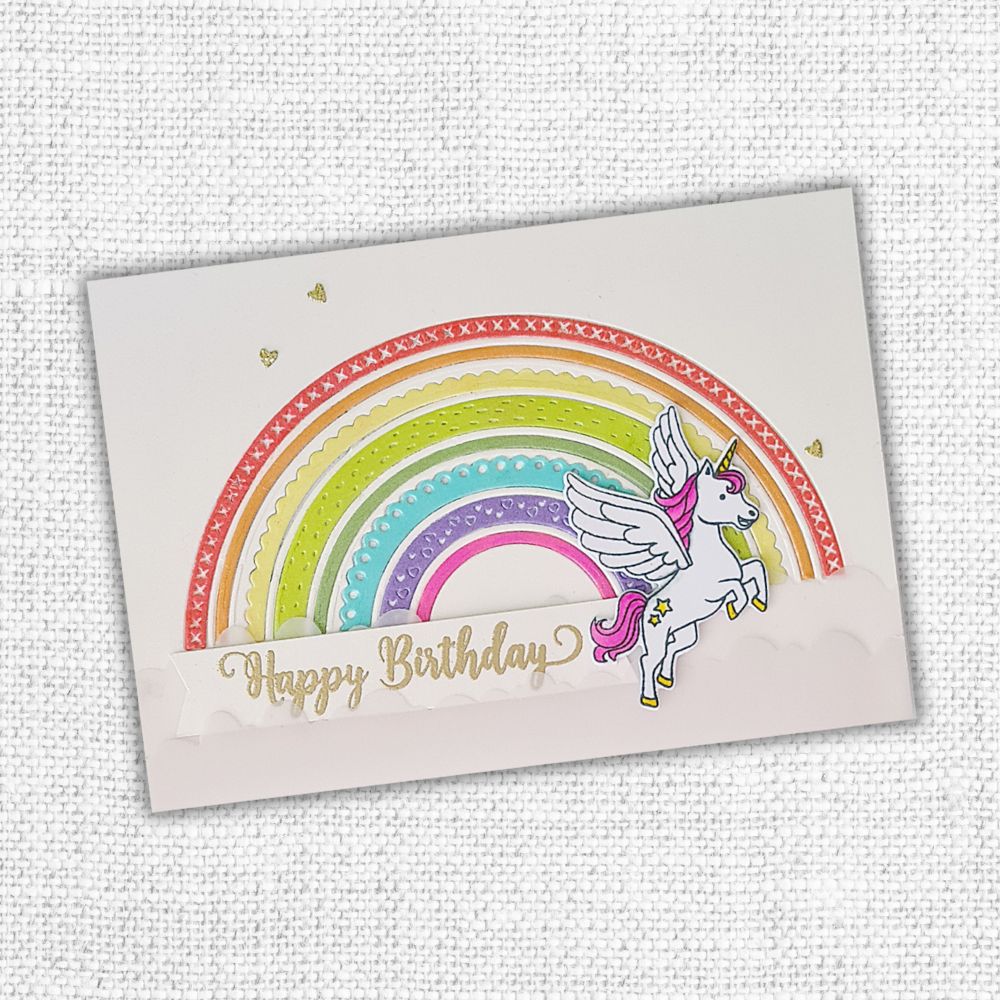 Unicorn Magic Clear Stamp Set 17307 - Paper Rose Studio