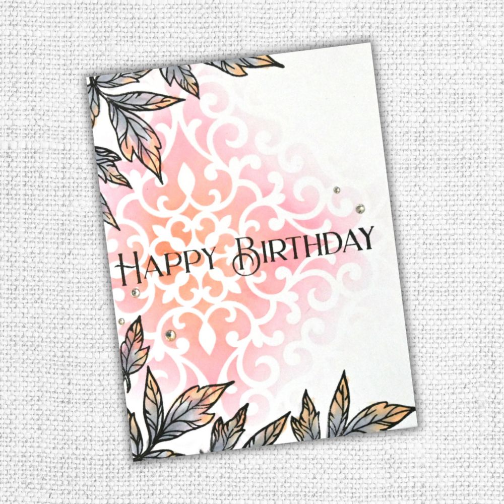 Happy Birthday Lovely Clear Stamp Set 24211 - Paper Rose Studio