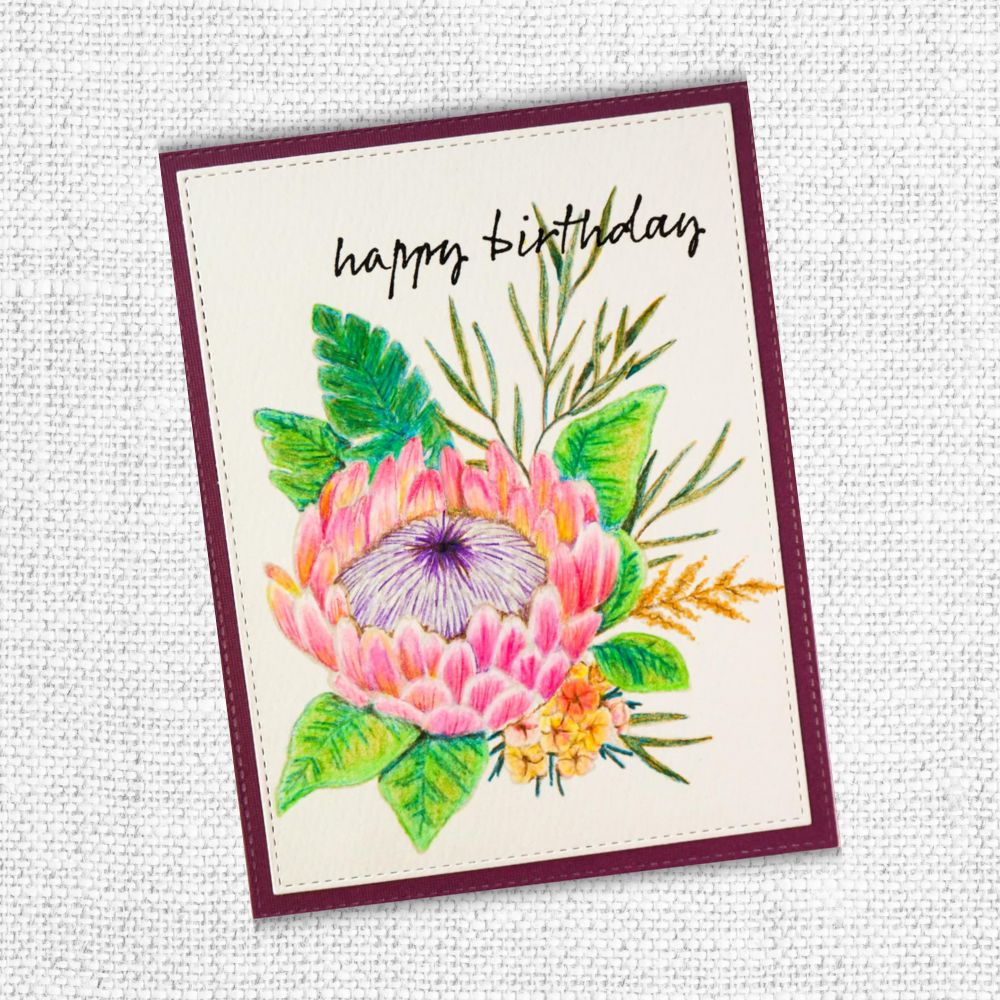 Protea Bouquet Clear Stamp 28234 - Paper Rose Studio