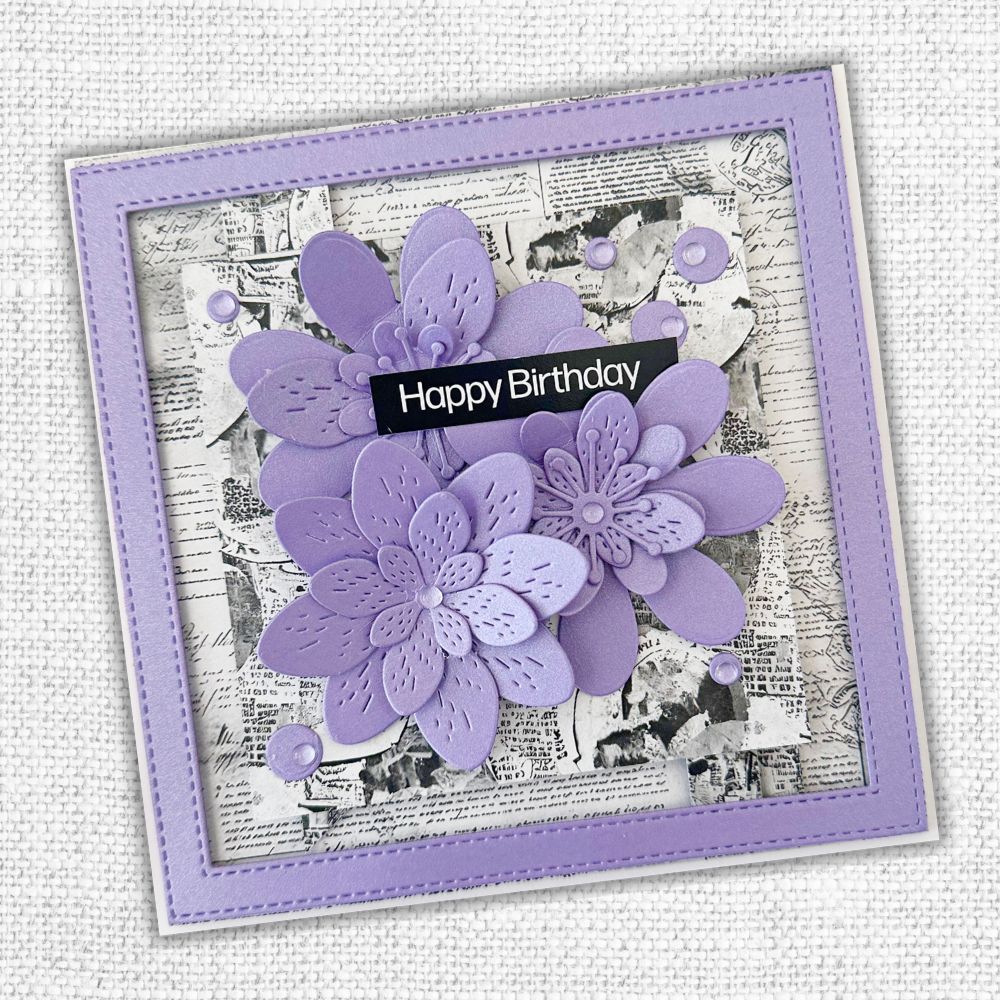 Stitched Square Frames Metal Cutting Die 16685 - Paper Rose Studio