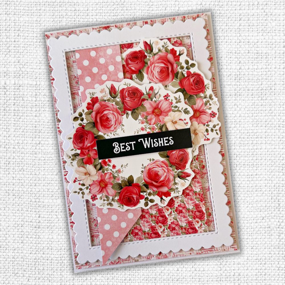 Scalloped Rectangle Frames Metal Cutting Die 16682 - Paper Rose Studio