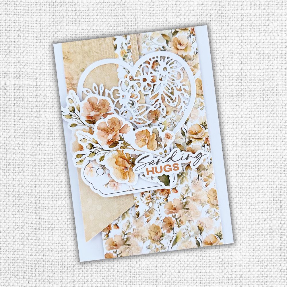 Wedding Blooms Heart Metal Cutting Die 31599 - Paper Rose Studio