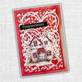 Christmas Red Shimmer Cardstock A5 10pc 29542 - Paper Rose Studio