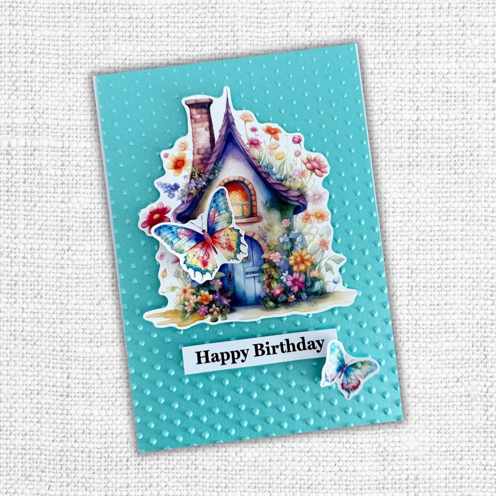 Happy Birthday A5 10pc Sentiment Sheets 30720 - Foil - Paper Rose Studio