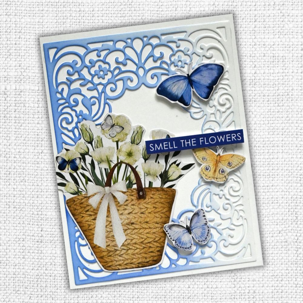 Spring Floral Frame Metal Cutting Die 21054 - Paper Rose Studio