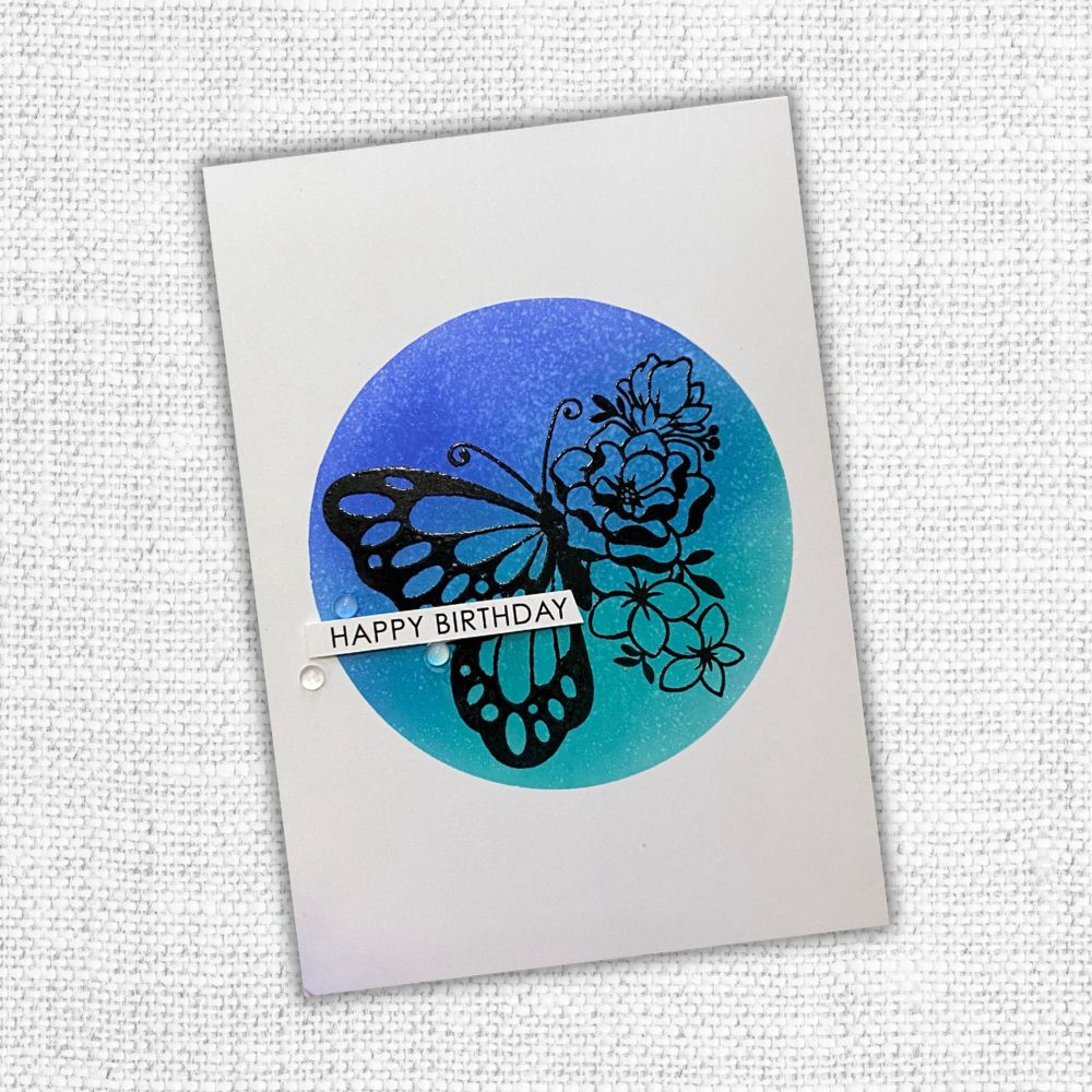 Helena Floral Butterfly Stamp Set 24646 - Paper Rose Studio