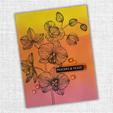 Orchid Bloom Clear Stamp Set 24781 - Paper Rose Studio