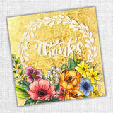 Hand Lettered Thanks Metal Cutting Die 25606 - Paper Rose Studio