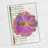 Hugs Thanks Hello Chunky Script Metal Cutting Die 19592 - Paper Rose Studio