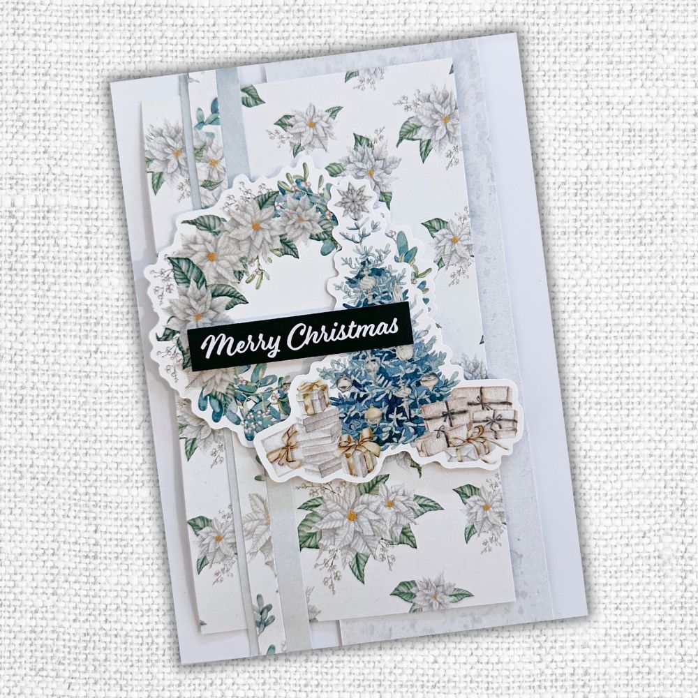 Merry Christmas A5 10pc Sentiment Sheets 30717 - Foil - Paper Rose Studio