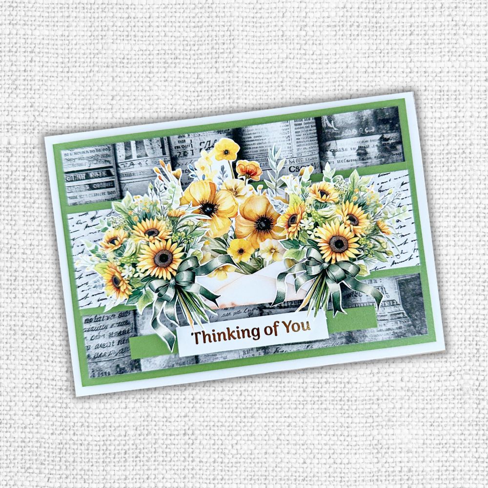 Green Grass Shimmer Cardstock A5 10pc 29545 - Paper Rose Studio