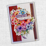 Rainbow Twirl Bouquets Die Cuts 31070 - Paper Rose Studio