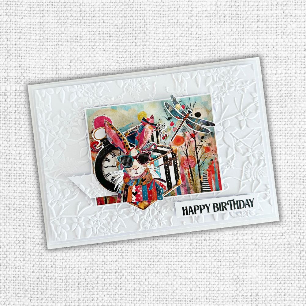 Happy Birthday A5 10pc Sentiment Sheets 30720 - Foil - Paper Rose Studio