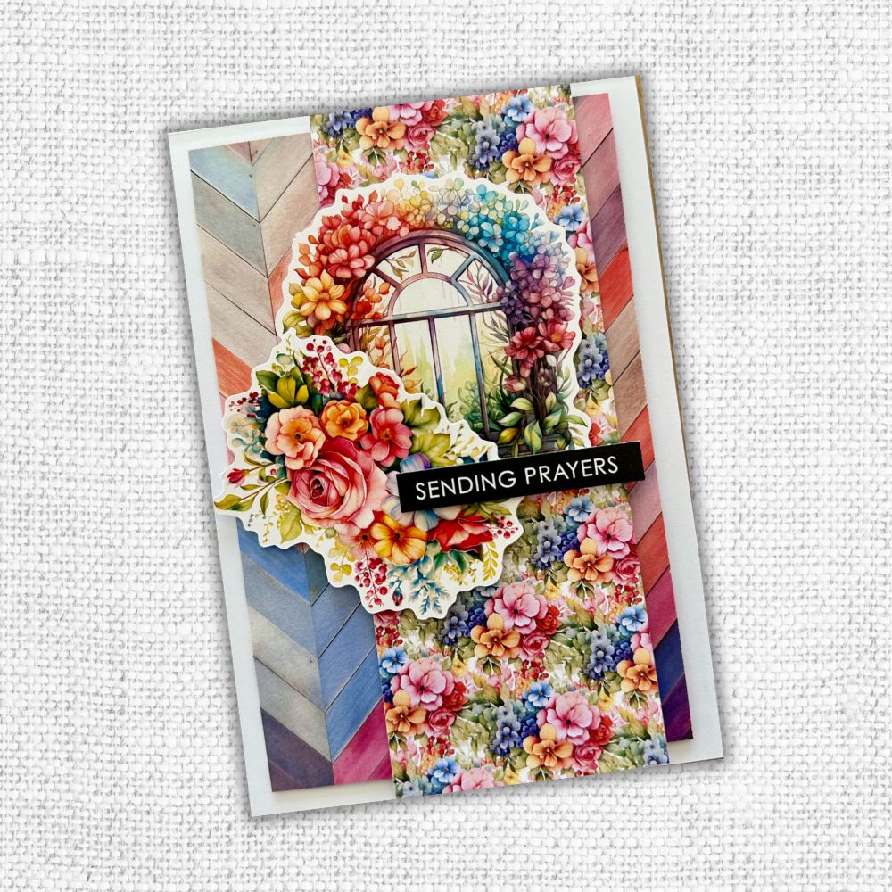 Rainbow Garden Florals Embossed Die Cuts 31563 - Paper Rose Studio