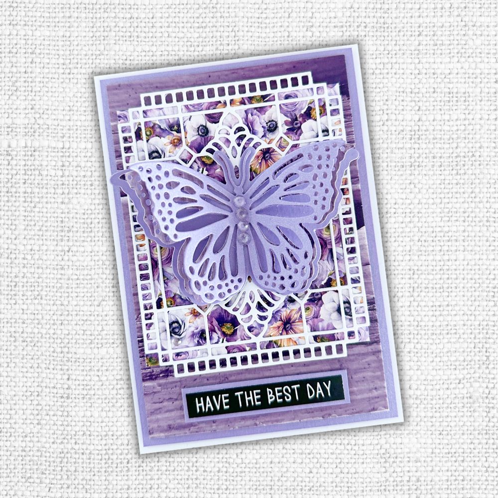 Alora Layered Butterfly  Large Metal Cutting Die 31623 - Paper Rose Studio