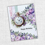 Lavender & Roses Ephemera Embossed Die Cuts 32193 - Paper Rose Studio